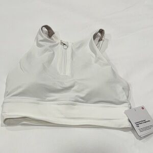 lululemon Energy high-neck zipper bra - White